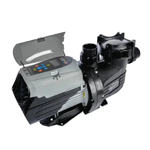 AstralPool Viron XT MkII P320c Variable Speed Pool Pump The AstralPool Viron XT MkII P320c Variable Speed Pool Pump is an energy efficient solution for maintaining your pool. Its advanced variable speed technology allows you to adjust the pump's performance to match your pool's specific needs, resulting in significant energy savings and reduced operating costs. The P320c is designed for quiet operation, ensuring minimal disruption to your outdoor environment. Its robust construction and high quality materials provide durability and longevity, making it a reliable choice for pool owners. Additionally, the intuitive interface and programmable settings offer user friendly control over your pool's circulation and filtration systems. With the AstralPool Viron XT MkII P320c, you can enjoy a cleaner, healthier pool while conserving energy and lowering expenses.
