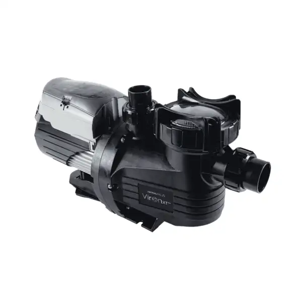 AstralPool Viron XT MkII P320c Variable Speed Pool Pump The AstralPool Viron XT MkII P320c Variable Speed Pool Pump is an energy efficient solution for maintaining your pool. Its advanced variable speed technology allows you to adjust the pump's performance to match your pool's specific needs, resulting in significant energy savings and reduced operating costs. The P320c is designed for quiet operation, ensuring minimal disruption to your outdoor environment. Its robust construction and high quality materials provide durability and longevity, making it a reliable choice for pool owners. Additionally, the intuitive interface and programmable settings offer user friendly control over your pool's circulation and filtration systems. With the AstralPool Viron XT MkII P320c, you can enjoy a cleaner, healthier pool while conserving energy and lowering expenses.