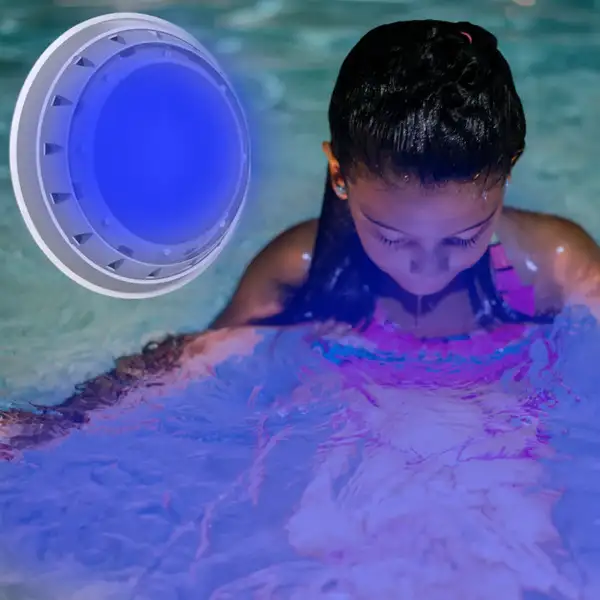 Spa Electrics LED Pool Light Replacement GKRX Retro Fit - Blue Enhance your pool’s ambiance with the Spa Electrics LED Pool Light Replacement GKRX Retro Fit - Blue. Designed for easy retrofitting, this cutting edge solution allows you to replace outdated pool lights effortlessly. Featuring a vibrant blue LED glow, it creates a tranquil and captivating atmosphere while delivering energy efficient illumination. The GKRX is crafted to fit most existing fixtures, ensuring a quick and seamless installation. Known for exceptional durability and brilliant performance, Spa Electrics pool lights are the ideal upgrade for any pool. Whether you're refreshing a worn out light or stepping up to modern LED technology, this pool light offers dependable performance and style. Transform your pool into a mesmerizing night time escape with the trusted excellence of Spa Electrics. Bring your pool to life with this superior blue lighting solution today!