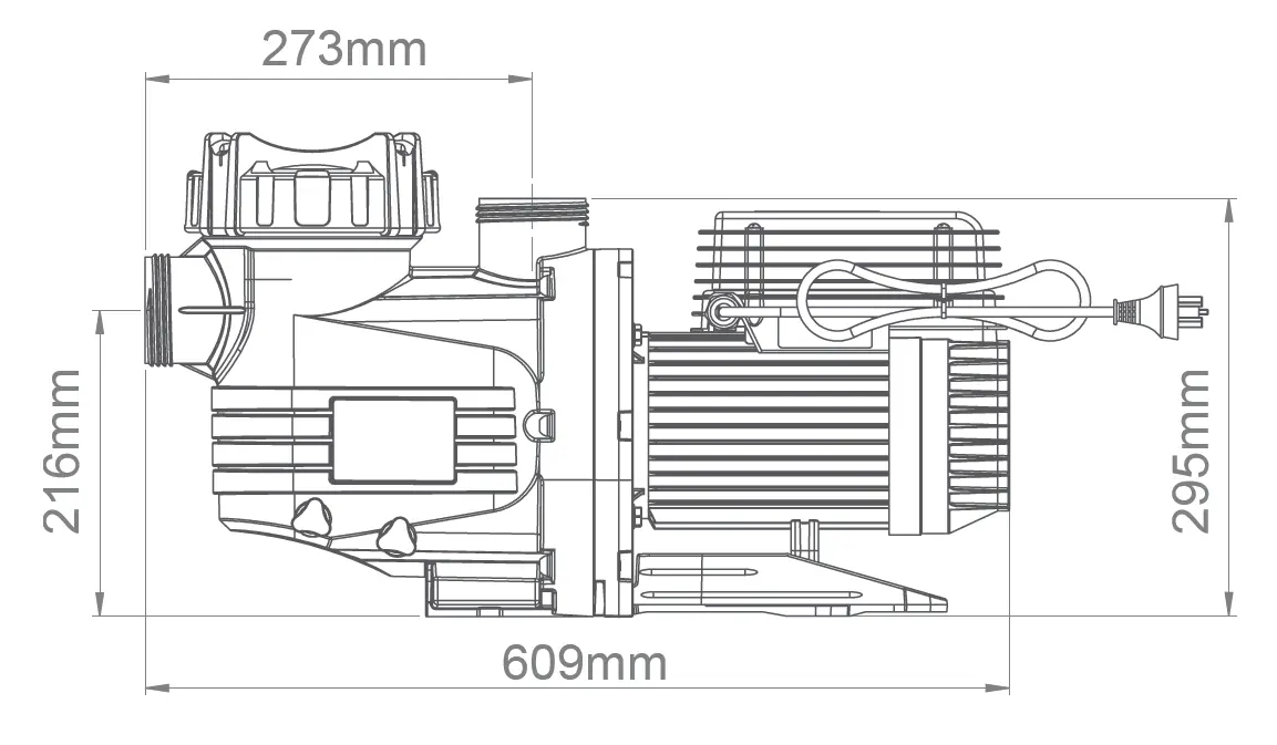AstralPool CTX 360C MKII 1.25HP Pool Pump The AstralPool CTX 360C 1.25HP Pool Pump offers exceptional performance for pools and spas, making it a versatile and reliable choice for demanding water circulation needs. Engineered for efficiency, this pool pump delivers a powerful maximum flow rate of 360 liters per minute, ensuring quick and effective water circulation. Its energy conscious design helps lower operating costs by reducing runtime without compromising performance, saving you both time and money.
With its high head pressure, the AustralPool CTX 360C seamlessly supports in floor cleaning systems, multi jet spas and advanced filtration setups. Constructed from robust and durable materials, it is designed to withstand all weather conditions, offering long lasting performance with minimal maintenance. Easy to install and built to handle tough conditions, the CTX 360C pool pump is an ideal solution for keeping your pool clean, healthy and ready for use year round.