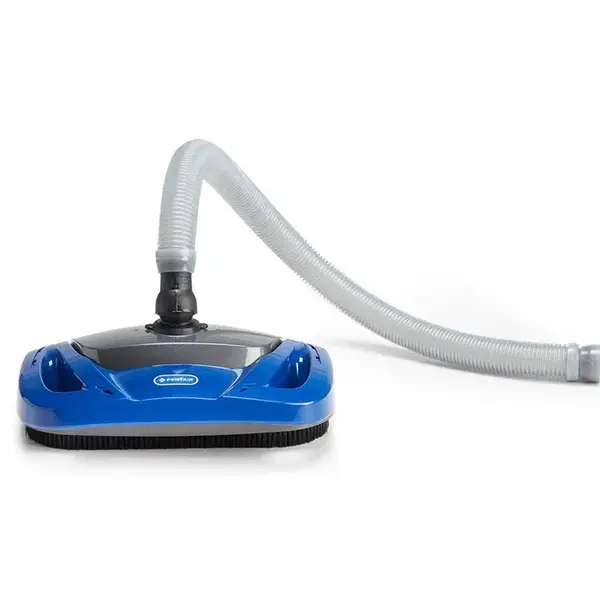 Pentair Great White II Pool Cleaner - The Ultimate White Shark Vacuum Package The Pentair Great White II Pool Cleaner is a premium quality suction side cleaner, designed for efficiency and reliability. Featuring SmartTrac programmed steering and Bristle Drive Technology, it scrubs and vacuums debris for a spotless pool. This cleaner climbs and cleans floors and walls with ease, ensuring thorough coverage of your entire pool. Its wide cleaning path delivers faster results, making it ideal for inground pools with various surfaces, including concrete and vinyl. This Pentair ultimate White Shark II Vacuum Package includes 12 x 1 meter hoses, providing a complete solution for easy installation and thorough cleaning. Known for its powerful performance and robust design, the Great White II pool cleaner simplifies pool maintenance while delivering exceptional results.
