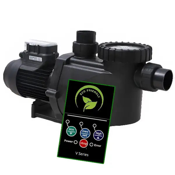 AstralPool Viron XT MkII P320c Variable Speed Pool Pump – Compatible Replacement The AstralPool Viron XT MkII P320c Variable Speed Pool Pump – Compatible Replacement, is designed to reduce running costs while delivering powerful, adjustable performance. Featuring a three speed DC variable motor, it allows lower power operation during everyday filtration and higher output when required for spa jets or in floor cleaning systems.Engineered for Australian conditions and Australian made, the pump operates at ultra-quiet noise levels as low as 50dBA, making it ideal for residential installations. Adjustable flow rates help extend pump life by preventing continuous full speed operation, while significantly reducing electricity consumption. Supplied barrel unions suit both 40mm and 50mm PVC pipe, ensuring straightforward installation with no plumbing modifications required.