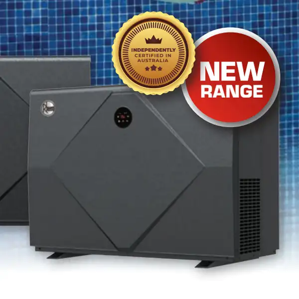 Rheem RPH009-1A 9kW Pool Heat Pump Heater - PureSwim Heat your pool or spa efficiently year-round with the Rheem RPH009-1A Compact Series Pool Heat Pump, supplied by PureSwim. Designed for residential pools where space is limited, this compact unit delivers up to 8.6kW of heating capacity while operating quietly and efficiently.
Powered by advanced DC inverter technology and a twin rotary compressor, the RPH009-1A automatically adjusts output to match demand, helping reduce running costs compared to traditional pool heating systems. A clear LCD touchscreen, built-in Wi-Fi connectivity for remote monitoring and control, and compatibility with pool automation systems make temperature management simple and convenient. Built for Australian conditions and backed by strong warranty coverage, this heat pump is a reliable long-term pool heating solution.