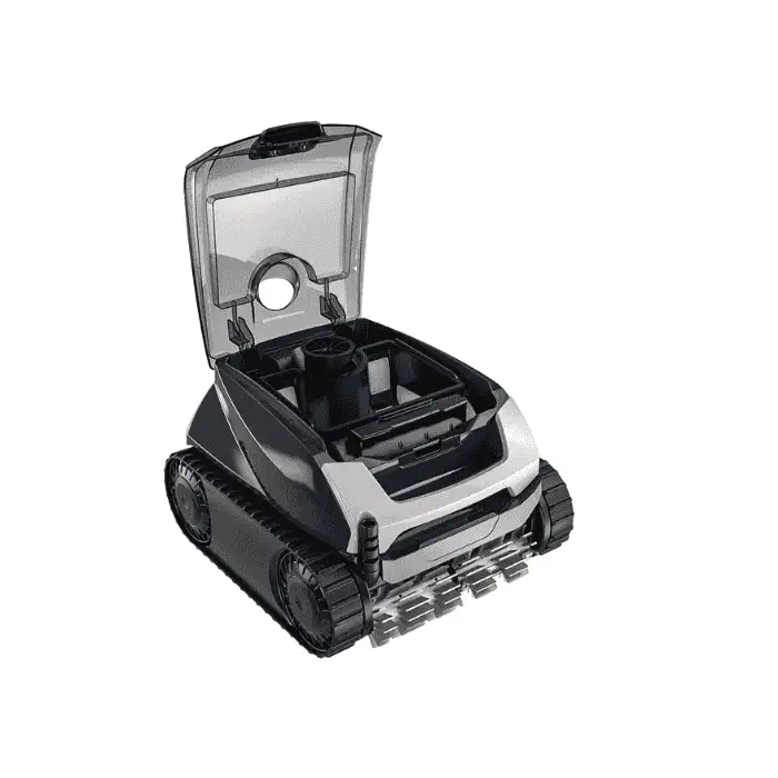 Zodiac DuoX DX3000 Robotic Pool Cleaner Discover the Zodiac DuoX DX3000 robotic pool cleaner, designed for effortless pool maintenance in Australian homes. Ideal for pools up to 10m x 5m, this compact unit features patented cyclonic suction for powerful, longlasting performance, keeping debris in suspension to prevent filter clogging. With a Helix propeller front brush and dualstage filtration (150μ/60μ), it captures large leaves and fine particles for a spotless finish on floors, walls and waterline. Embedded smart sensors ensure agile navigation across all pool shapes and surfaces, including concrete, fibreglass and tiles. Enjoy hassle free operation with automatic swivel to avoid cable tangling. Climate Care Certified by SPASA Australia, it's energy efficient and eco friendly. Backed by a 2year warranty for peace of mind.