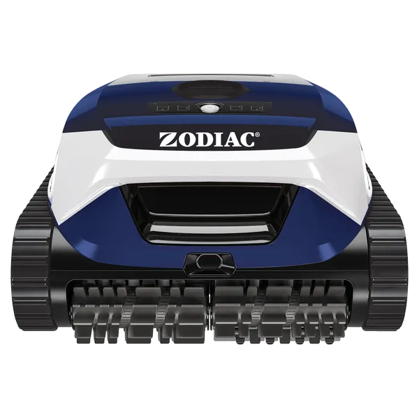 Zodiac FreeRider FR350iQ Cordless Robotic Pool Cleaner Zodiac FreeRider FR350iQ Cordless Pool Cleaner delivers fully cordless robotic cleaning for in ground pools up to 15 x 5 metres. It cleans the pool floor, walls and waterline using smart S pattern navigation, active front and rear brushes and advanced sensors for efficient coverage. The lithium ion battery provides up to 3 hours of cleaning from a full charge and recharges in less than 4 hours. Five cleaning modes include floor, walls, floor and walls, waterline and app controlled multi day cleaning. A 4 litre top access filter canister uses 180 micron filtration with an optional 3 micron ultra fine filter for finer debris. App connectivity provides cycle selection, end of cycle notifications and automatic software updates.