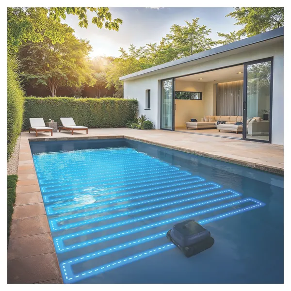 Zodiac FreeRider FR350iQ Cordless Robotic Pool Cleaner Zodiac FreeRider FR350iQ Cordless Pool Cleaner delivers fully cordless robotic cleaning for in ground pools up to 15 x 5 metres. It cleans the pool floor, walls and waterline using smart S pattern navigation, active front and rear brushes and advanced sensors for efficient coverage. The lithium ion battery provides up to 3 hours of cleaning from a full charge and recharges in less than 4 hours. Five cleaning modes include floor, walls, floor and walls, waterline and app controlled multi day cleaning. A 4 litre top access filter canister uses 180 micron filtration with an optional 3 micron ultra fine filter for finer debris. App connectivity provides cycle selection, end of cycle notifications and automatic software updates.