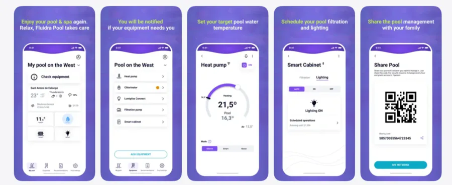 Fluidra pool app