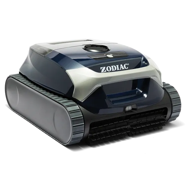 Zodiac FreeRider FR350iQ Cordless Robotic Pool Cleaner Zodiac FreeRider FR350iQ Cordless Pool Cleaner delivers fully cordless robotic cleaning for in ground pools up to 15 x 5 metres. It cleans the pool floor, walls and waterline using smart S pattern navigation, active front and rear brushes and advanced sensors for efficient coverage. The lithium ion battery provides up to 3 hours of cleaning from a full charge and recharges in less than 4 hours. Five cleaning modes include floor, walls, floor and walls, waterline and app controlled multi day cleaning. A 4 litre top access filter canister uses 180 micron filtration with an optional 3 micron ultra fine filter for finer debris. App connectivity provides cycle selection, end of cycle notifications and automatic software updates.